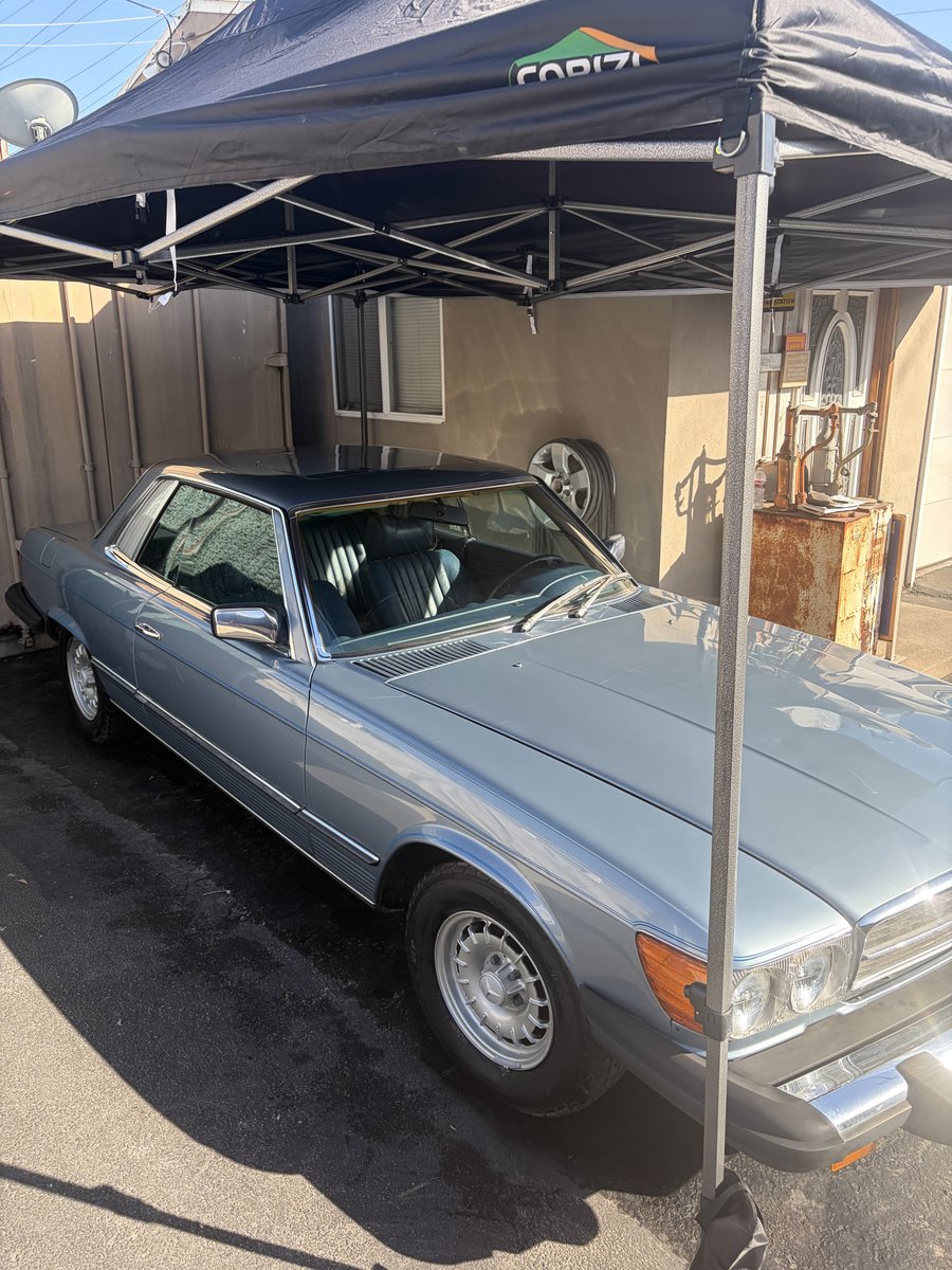 Classic Mercedes after detail